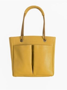 Daniella Ortiz Luz Bag - Mustard Pebbled Leather
